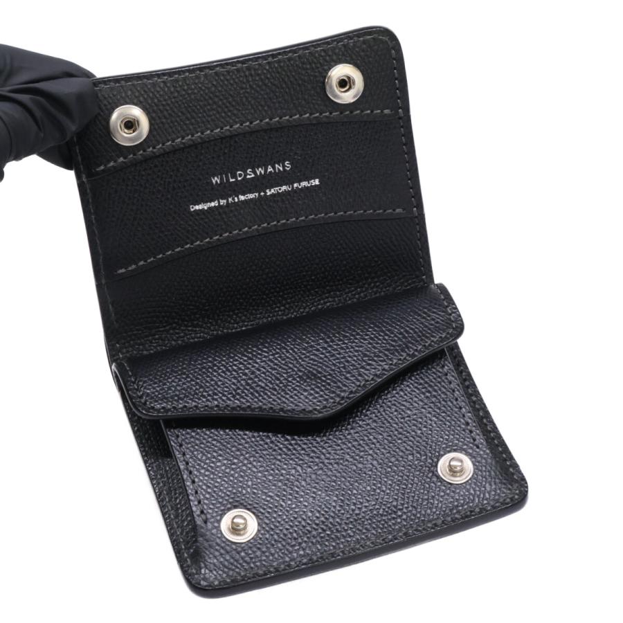 WILDSWANS ワイルドスワンズ 2021特別生産品 CSS-KF-003  ジュリアンゴート×型押しイングリッシュサドルレザー 二つ折りミニ財布 美品/ ワイルドスワンズ 2021特別生産品 CSS-KF-003 ジュリアンゴート