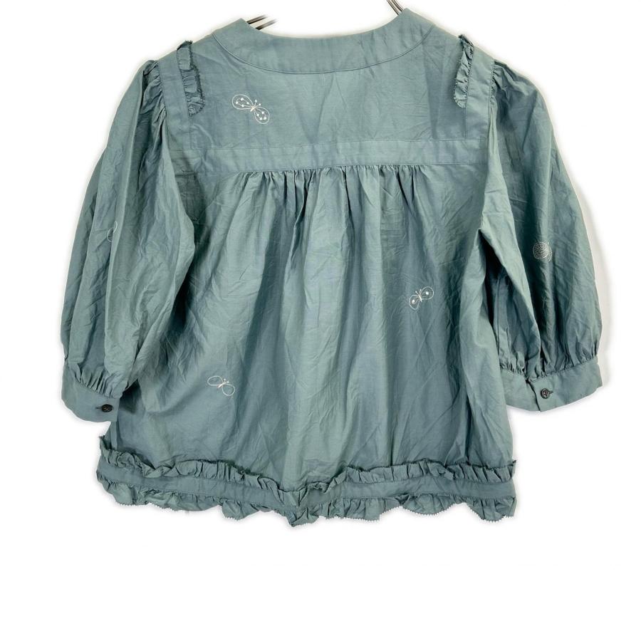 mina perhonen（ミナペルホネン） 23SS abs1258 ブルー コットンシルク