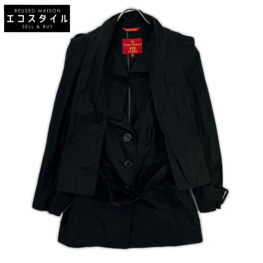 【美品】ヴィヴィアンウエストウッド　トレンチコート　RED LABEL　ベルト付 Vivienne Westwood Red Label ベルト付き トレンチコート レディース