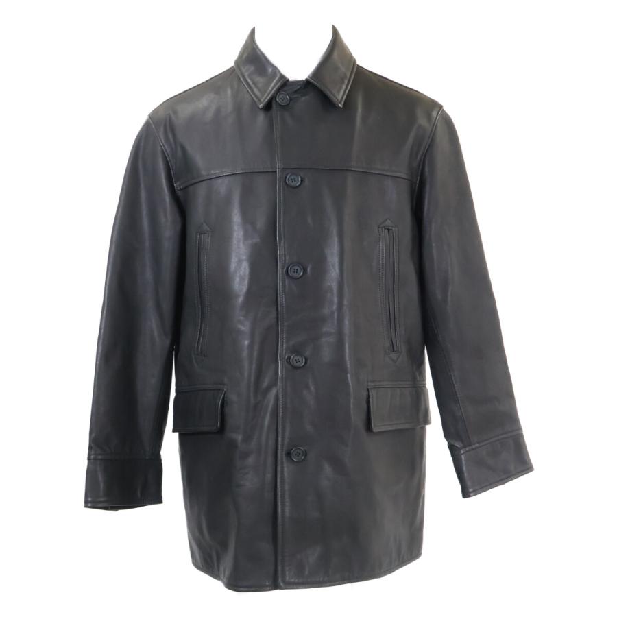 【サンプル品】AVONTADE ノーカラー カウレザージャケット M A Vontade アボンタージ RD-0106-24AW LEATHER CAR COAT レザー カー