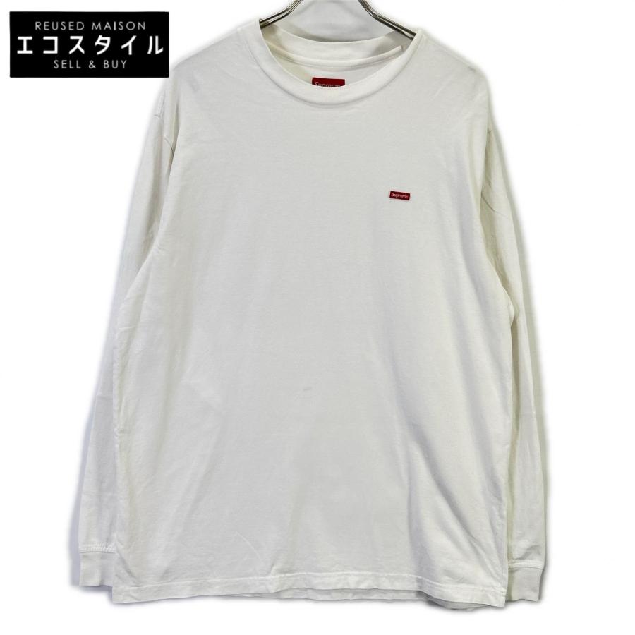 Supreme（シュプリーム） ホワイト Small Box L/S Tee スモール