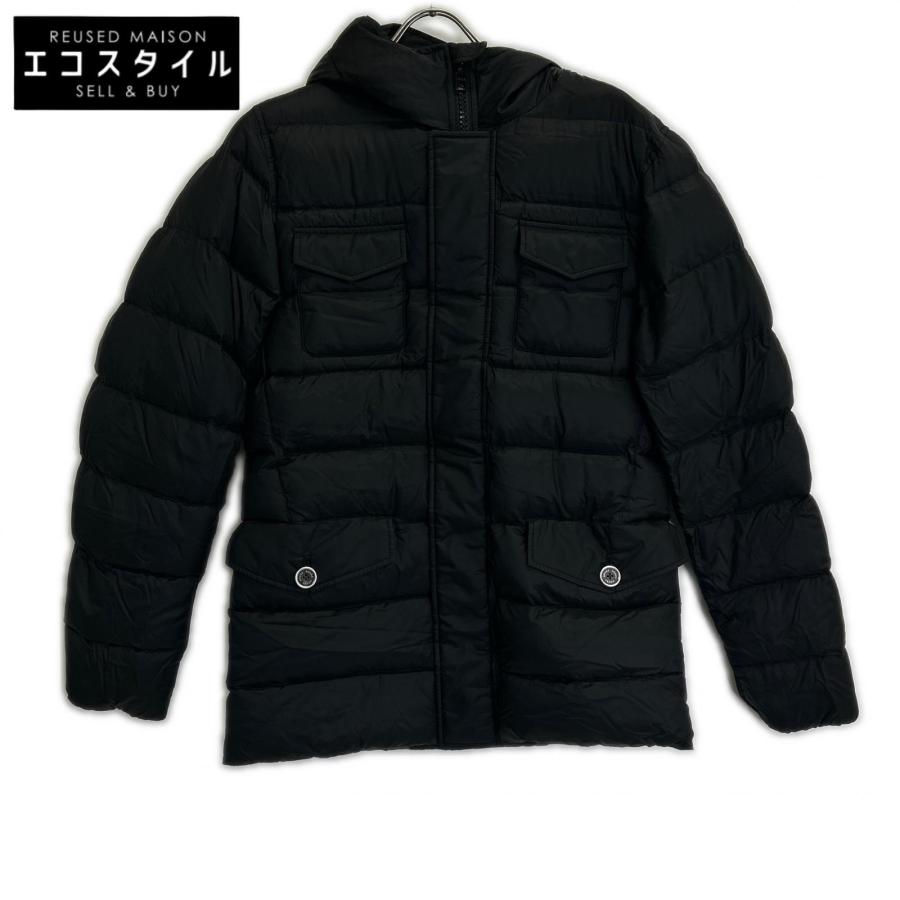 AOURE アウール AMFC241000 ブラック 4パッチLIMONTA ダウンコート M 