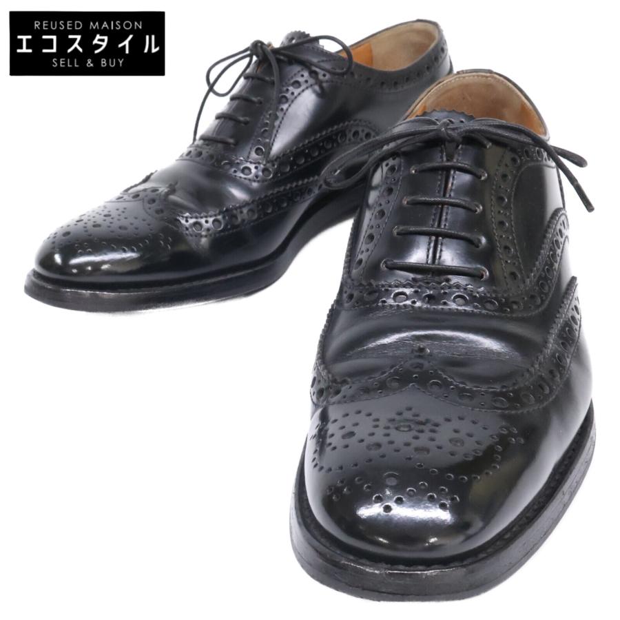 church's BURWOOD 黒 ウィングチップ 革靴 34 Church's(チャーチ