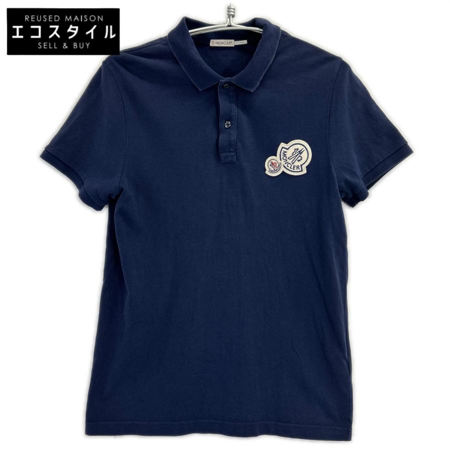 MONCLER（モンクレール） ネイビー MAGLIA POLO MANICA CORTA