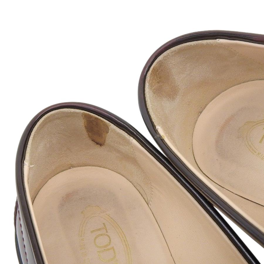TOD'S（トッズ） ダブルT金具 フリンジデザイン モカシンローファー