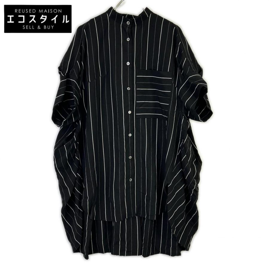 新品タグ付　ADORE アドーア　ブラウス　黒 38サイズ　定価¥42900 定価42900円 ADORE アドーア リネン ブラウス ADORE - 定価42900円