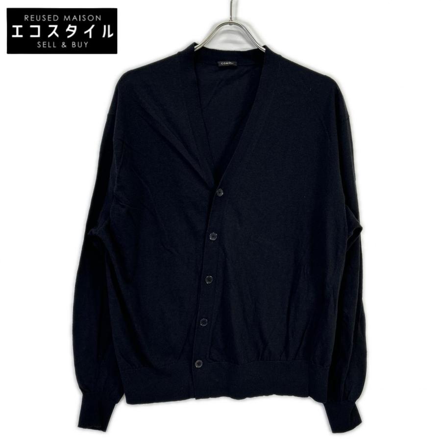 COMOLI コモリ 26SS D01-06012 コットン 18ゲージニット Vネック