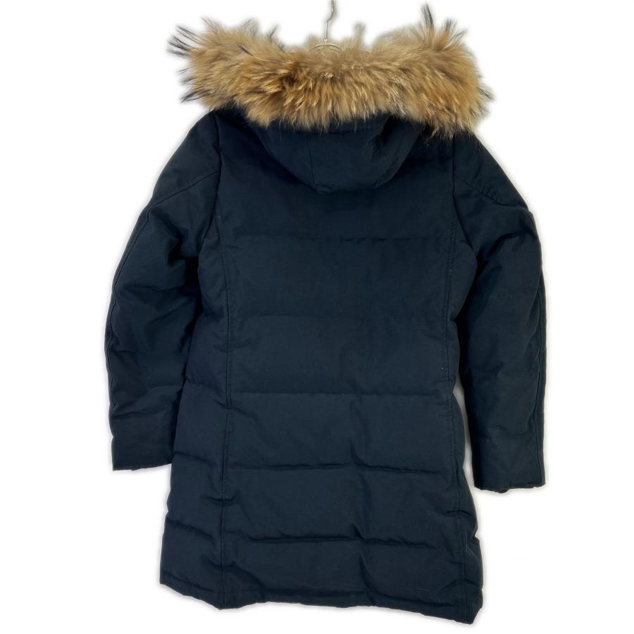 DANTON ダントン JD-8744 LAS ネイビー コットン混 ラクーンファー 