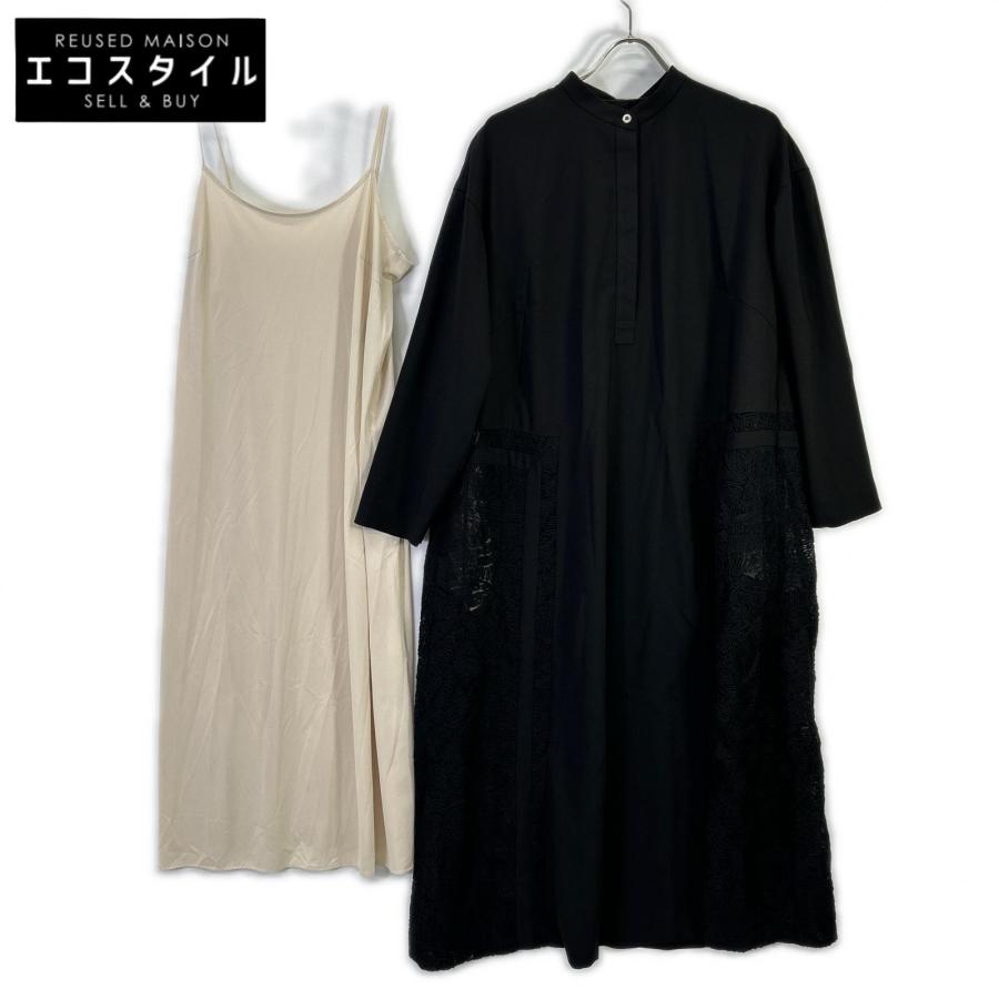 ADORE（アドーア） 25AW レースデザイン ワンピース ブラック 