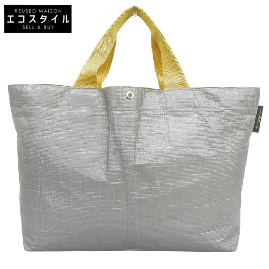 美品 Herve Chapelier エルベシャプリエ ポリエチレン マルシェバッグM