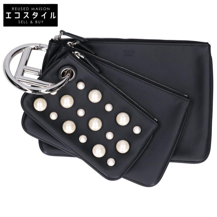 FENDI マルチスタッズクラッチバッグ　8M0370 9DF F0JBX FENDI マルチスタッズクラッチバッグ 8M0370 9DF F0JBX FENDI マルチ