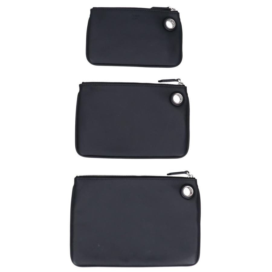 FENDI（フェンディ） 美品 8BS001 パールスタッズ トリプレット ポーチ
