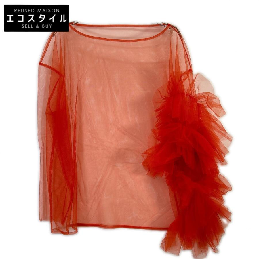 MARGE マージ 1006-0102-313 オレンジ Tulle asymmetric decorative p