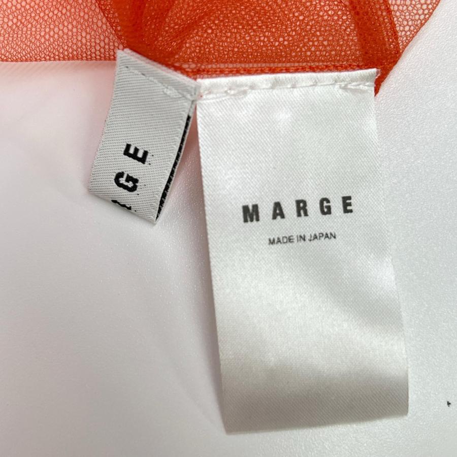 MARGE マージ 1006-0102-313 オレンジ Tulle asymmetric decorative p