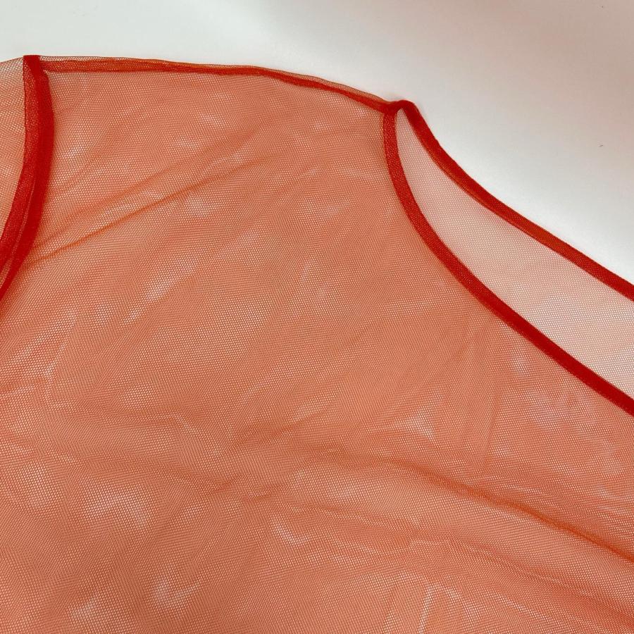 MARGE マージ 1006-0102-313 オレンジ Tulle asymmetric decorative p