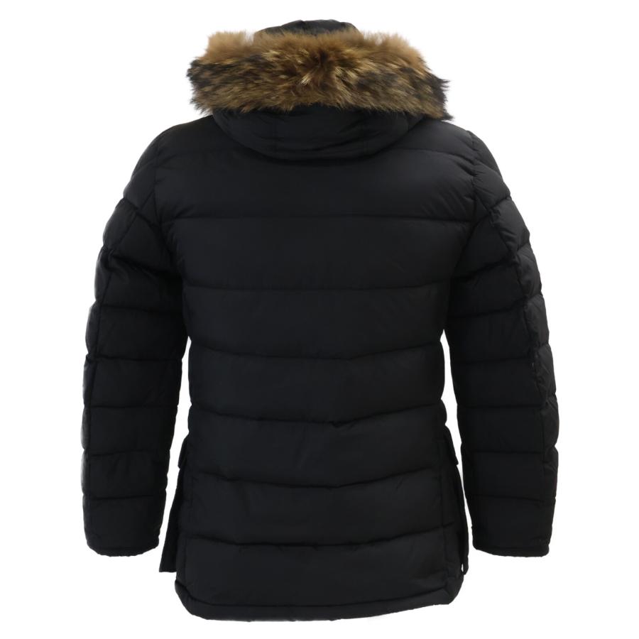 極美品　モンクレール　クルーニー　CLUNY 正規品　ブラック MONCLER（モンクレール） 美品/ CLUNY クルーニー ファー/フード付
