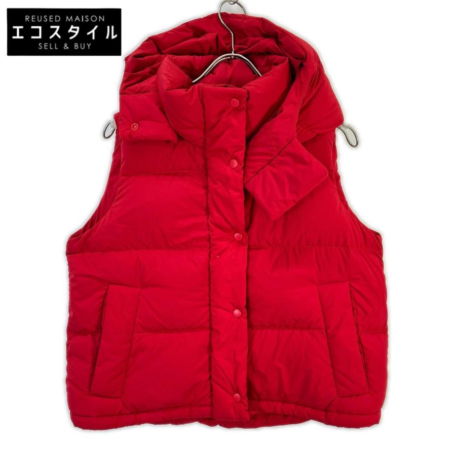 Lululemon ルルレモン レッド Wunder Puff フード付きクロップダウン