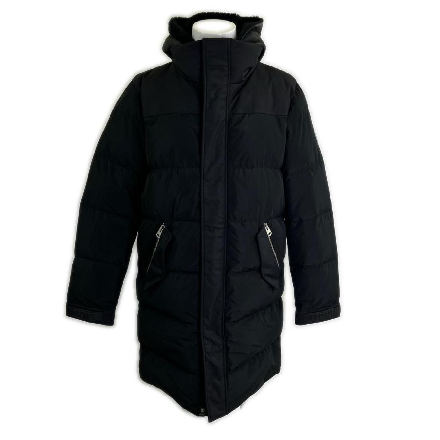 Mackage マッカージュ MKGRILEY5 RILEY ライリー ムートンレイヤードカラー・フード付 フルジップ ダウンジャケット 40 Mackage マッカージュ MKGRILEY5 RILEY ムートンレイヤードカラー