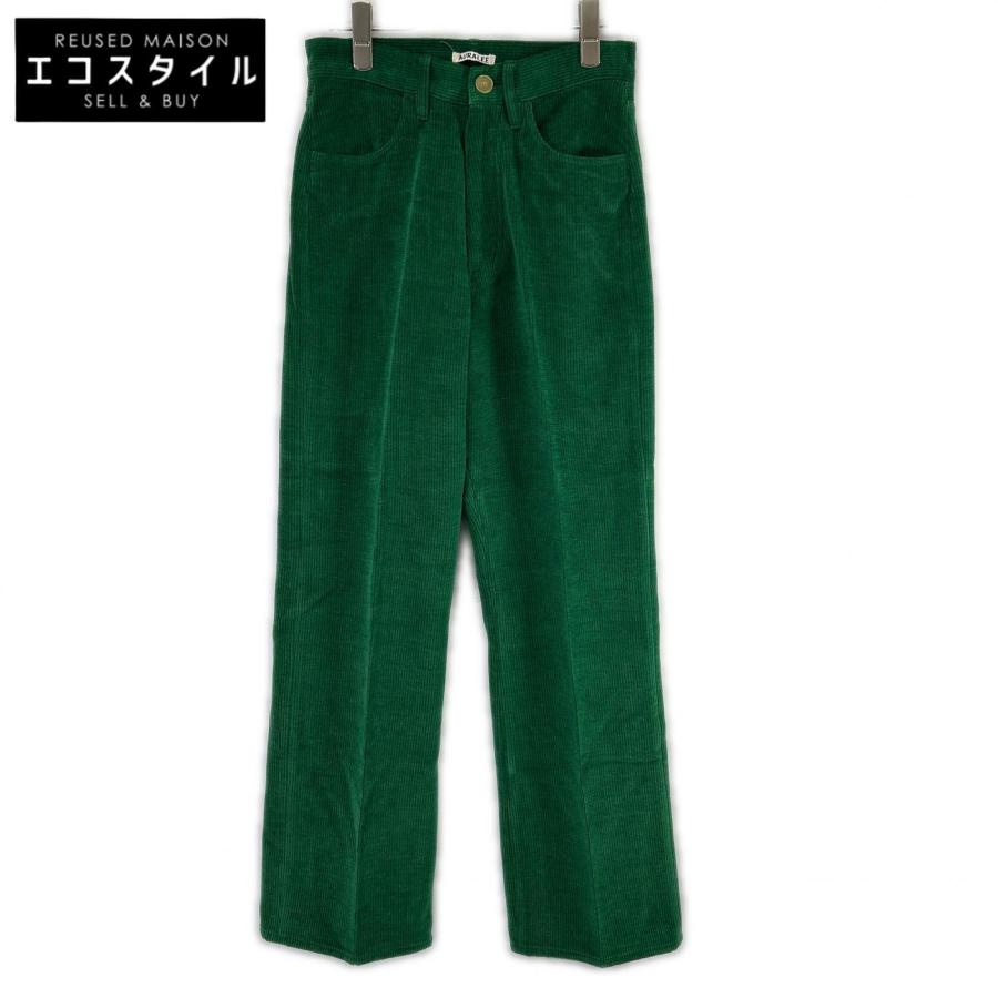 AURALEE（オーラリー） 美品/ A22AP02MM 22AW グリーン WOOL COTTON