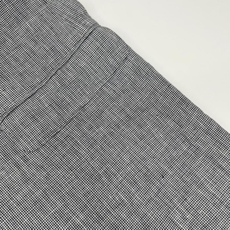 美品/ PAPAS パパス D048AFJL016 ネイビー×ホワイト ハウンドトゥース