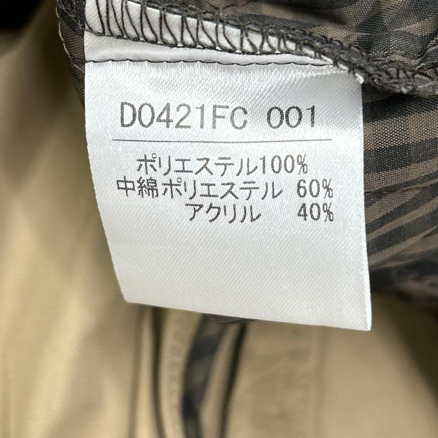 PAPAS パパス D0421FC 001 ベージュ ナイロン ベルト付き チェスター