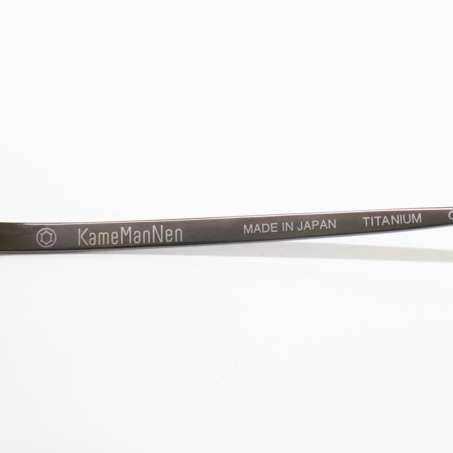 美品 KameManNen カメマンネン KMN152 BRH TITANIUM オクタゴン