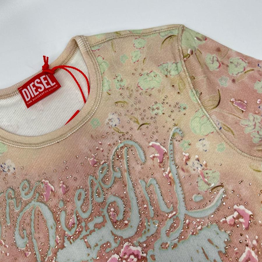 DIESEL（ディーゼル） 26SS A23538 T-BRIL リブストレッチジャージー 