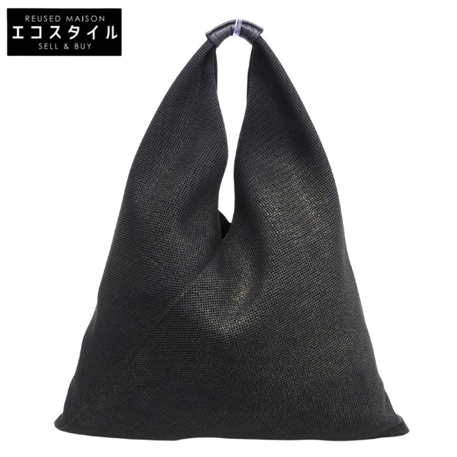正規品★MM6ジャパニーズ トート バッグ M ミディアム 黒メッシュ ブラック MM6 エムエムシックス ナイロン メッシュ ジャパニーズトート