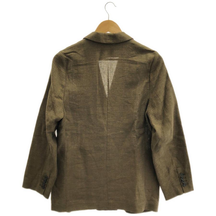 カレンソロジー Curensology 25AW カーキ グレンチェック リネンシルク
