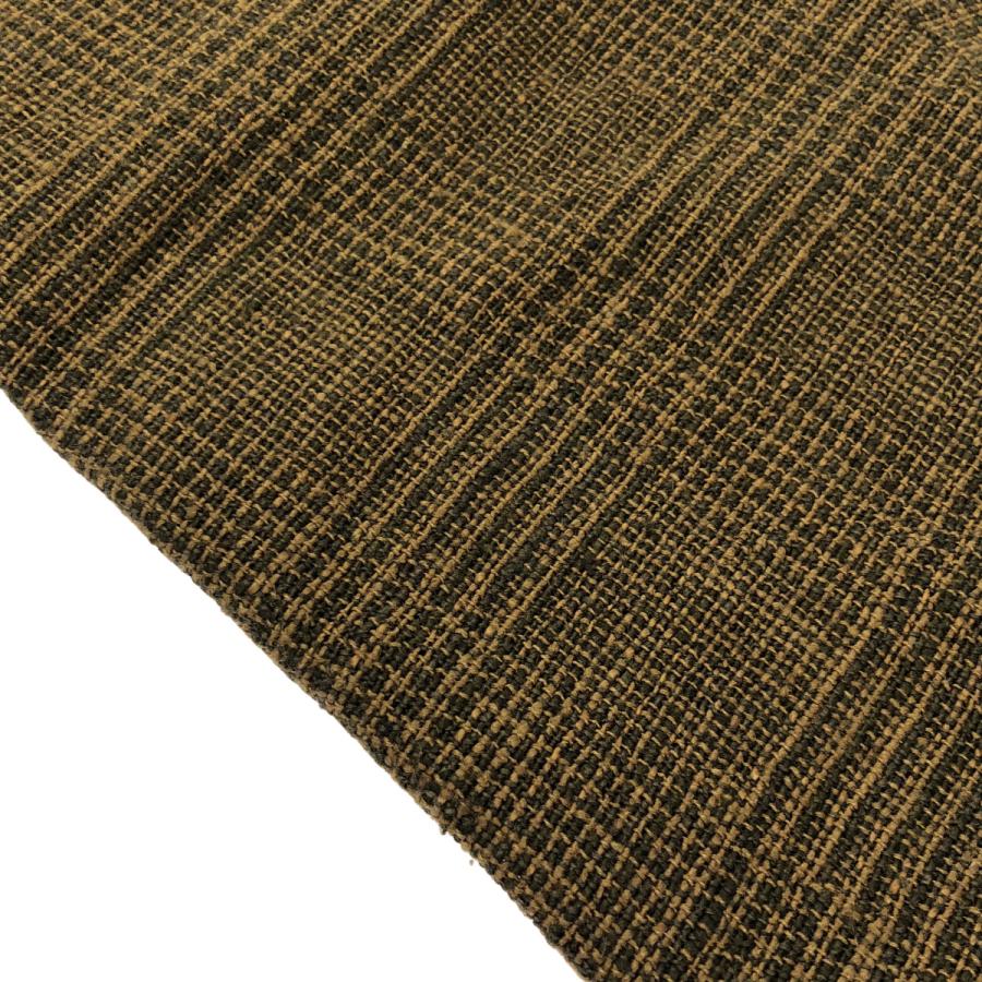 カレンソロジー Curensology 25AW カーキ グレンチェック リネンシルク