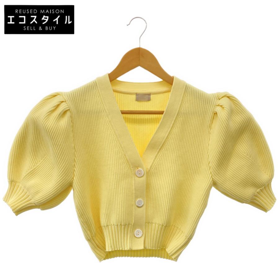 cygne シーニュ イエロー ポワンカーディガン トップス レディース