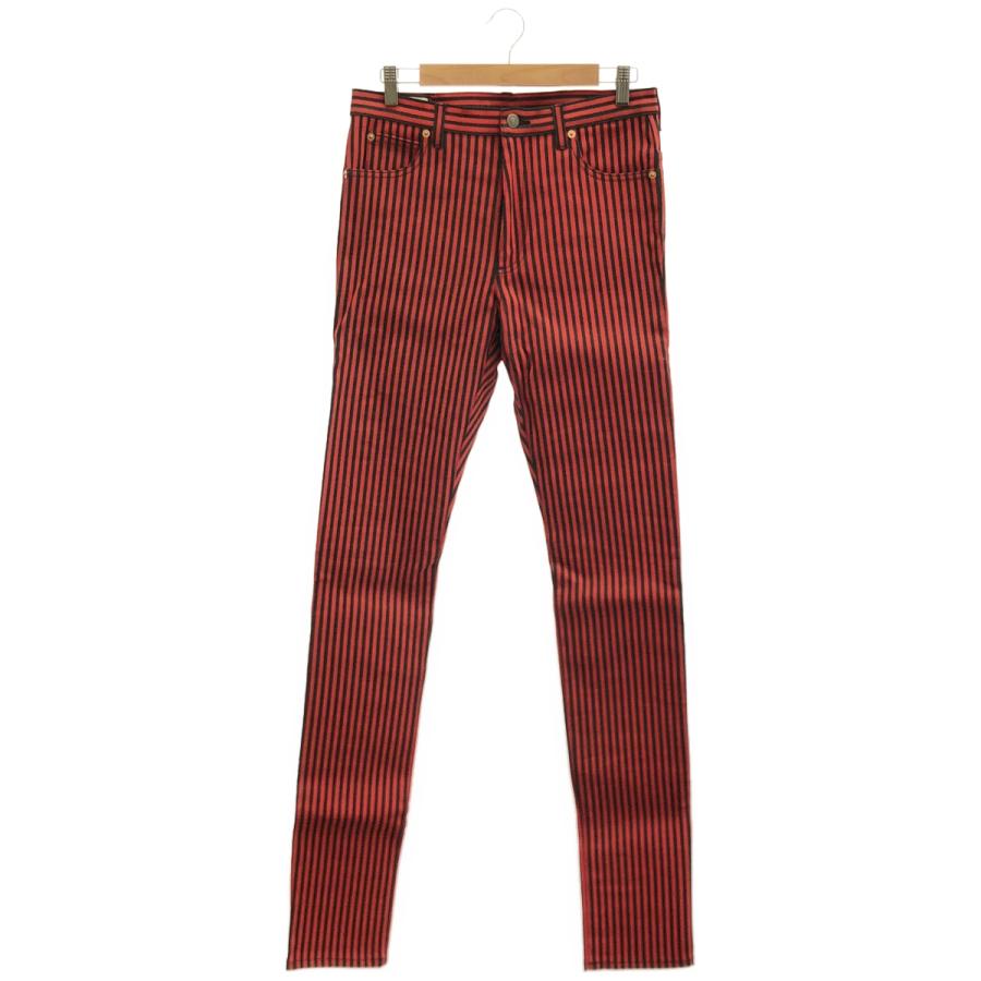 GUCCI（グッチ） 544678 レッド×ブラック ストライプ ピッグパッチ