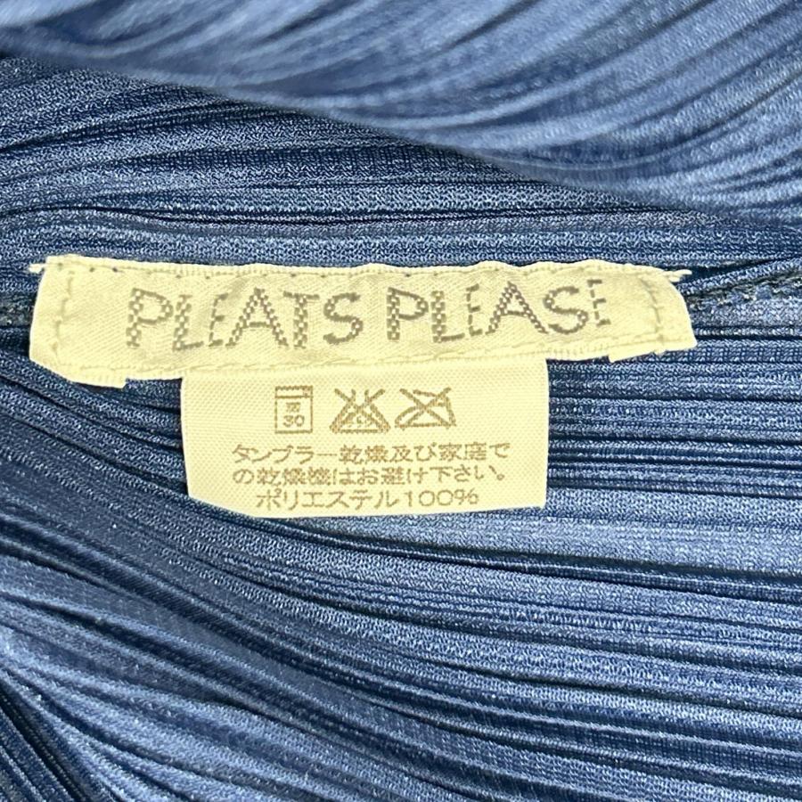 PLEATS PLEASE（プリーツ プリーズ） 美品/ PP63-JJ401 ブルー 長袖
