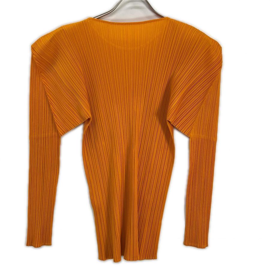 美品/ PLEATS PLEASE プリーツプリーズ PP61-JK202 オレンジ 長袖