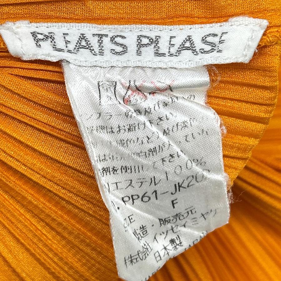美品/ PLEATS PLEASE プリーツプリーズ PP61-JK202 オレンジ 長袖