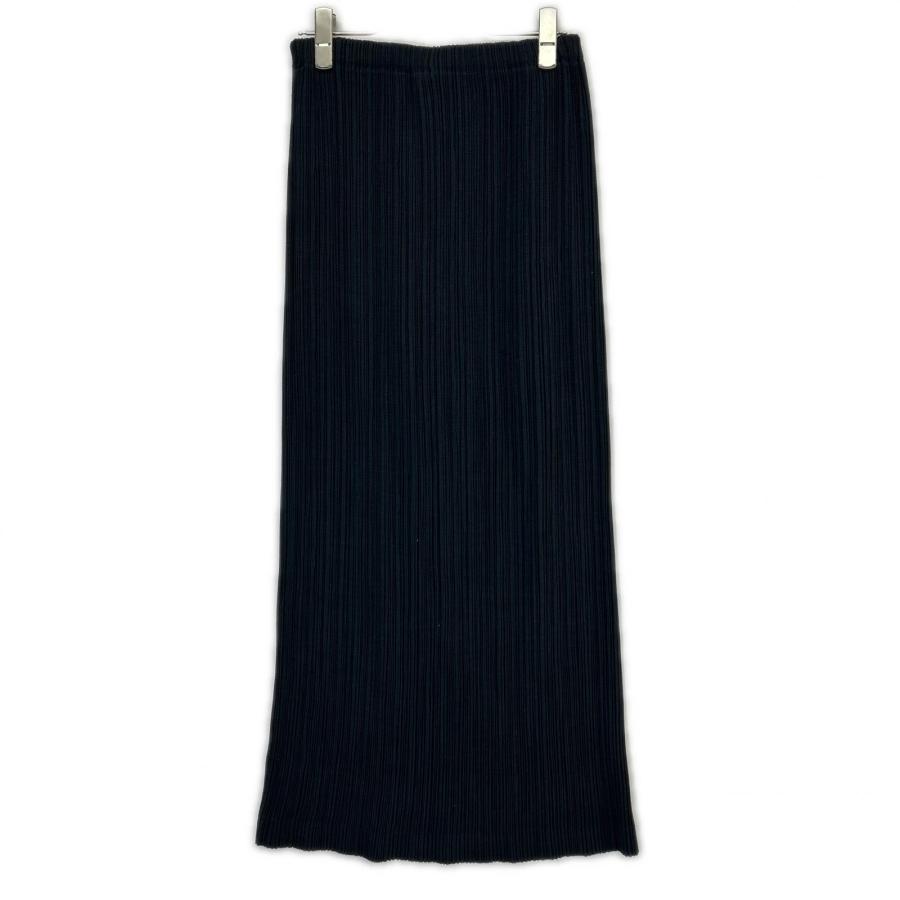 ISSEY MIYAKE（イッセイミヤケ） IM61-FG709 ブラック ロングスカート