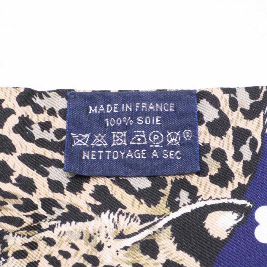 美品 HERMES エルメス JUNGLE LOVE ジャングルラブラブ シルク