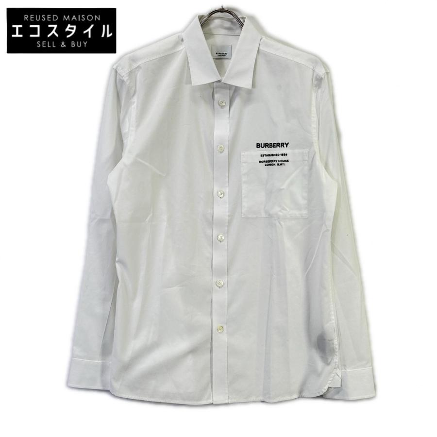 BURBERRY（バーバリー） 8050263 ホワイト コットン混 ホースフェリー 