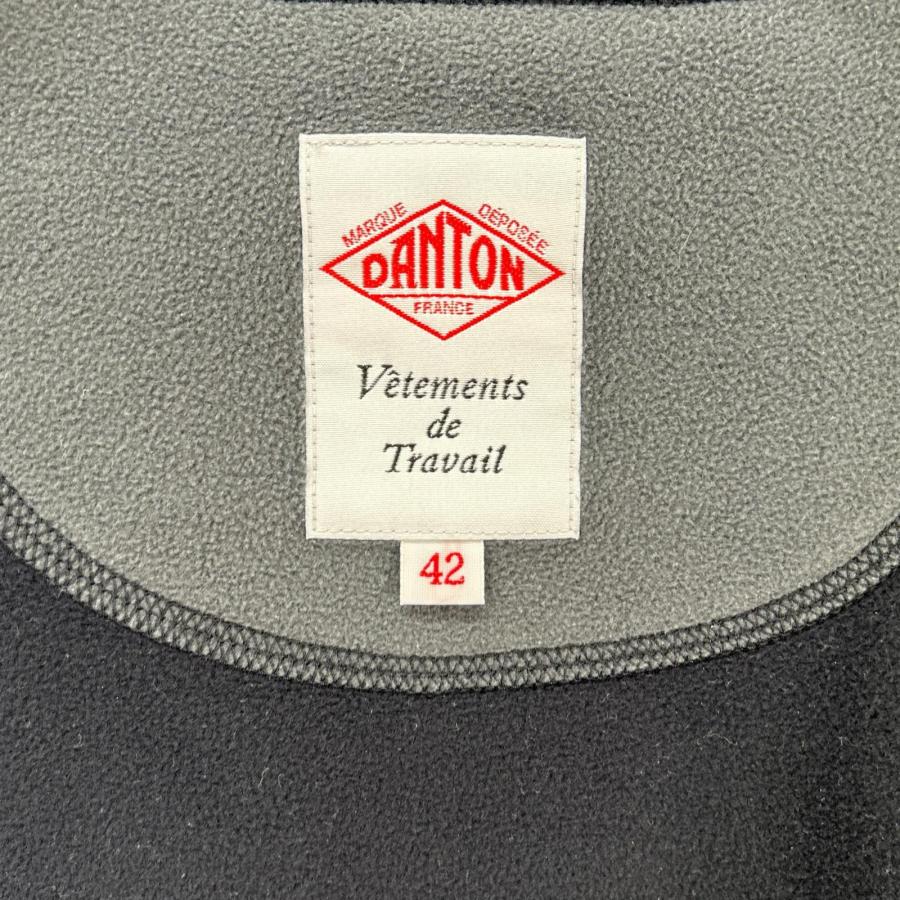 DANTON ダントン DT-C0130 PWP ブラック POLARTEC FLEECE STAND ZIP