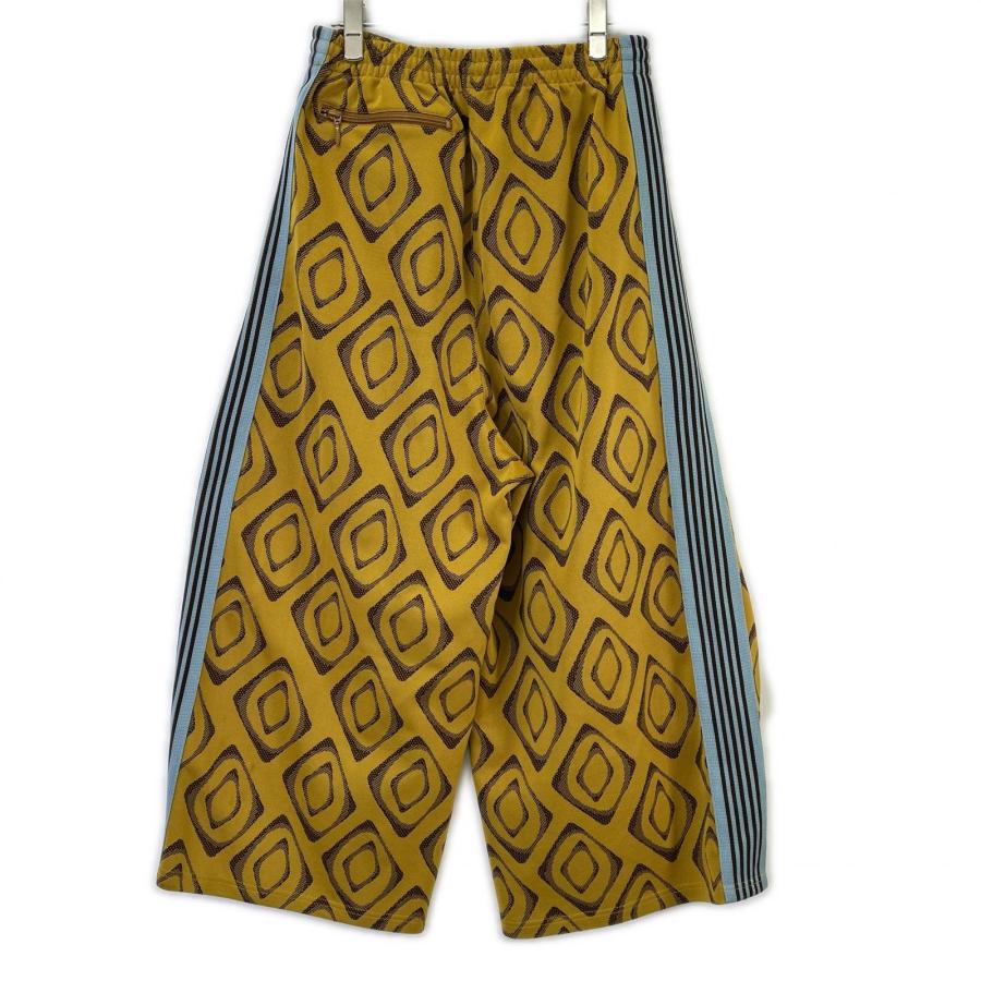 美品/ needles ニードルズ 24SS OT1513 イエロー 総柄 H.D. Track Pant
