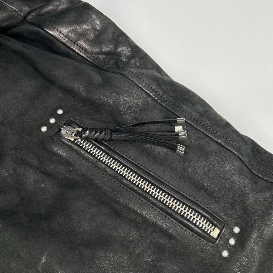 DIESEL BlackGold ディーゼルブラックゴールド ブラック シープスキン