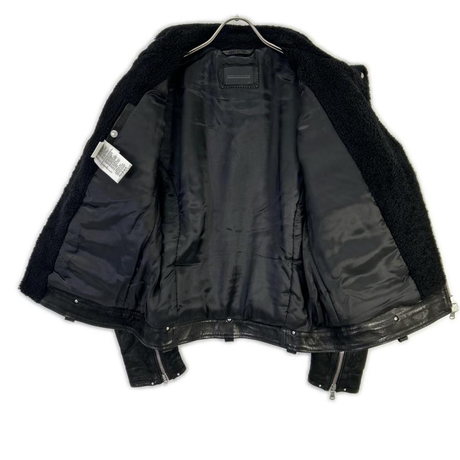 DIESEL BlackGold ディーゼルブラックゴールド ブラック シープスキン