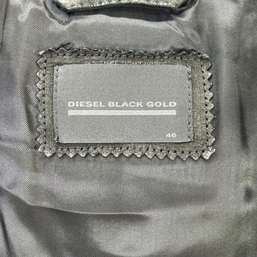 DIESEL BlackGold ディーゼルブラックゴールド ブラック シープスキン
