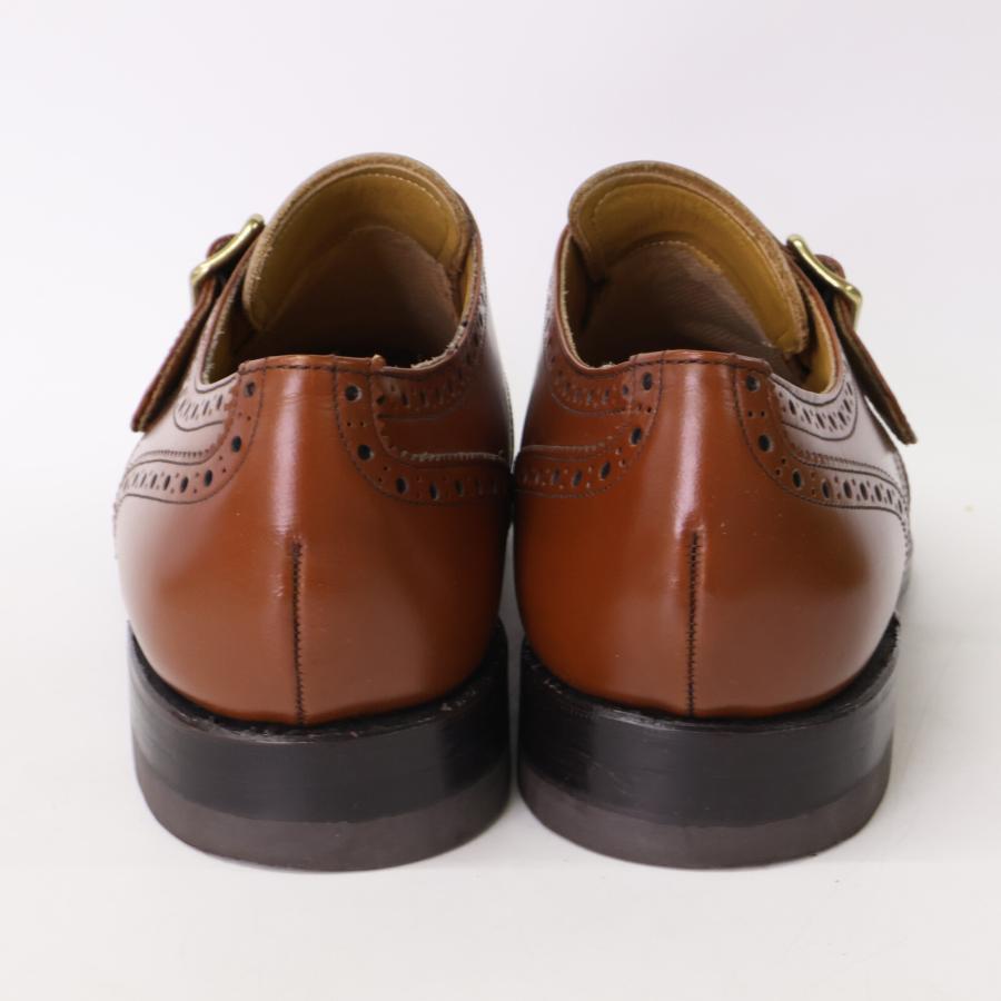 REGAL リーガル 【美品】A8A5359JJ レザー ブローグ シングルモンクストラップ シューズ 26 REGAL（リーガル） 美品 A8A5359JJ レザー ブローグ シングルモンク