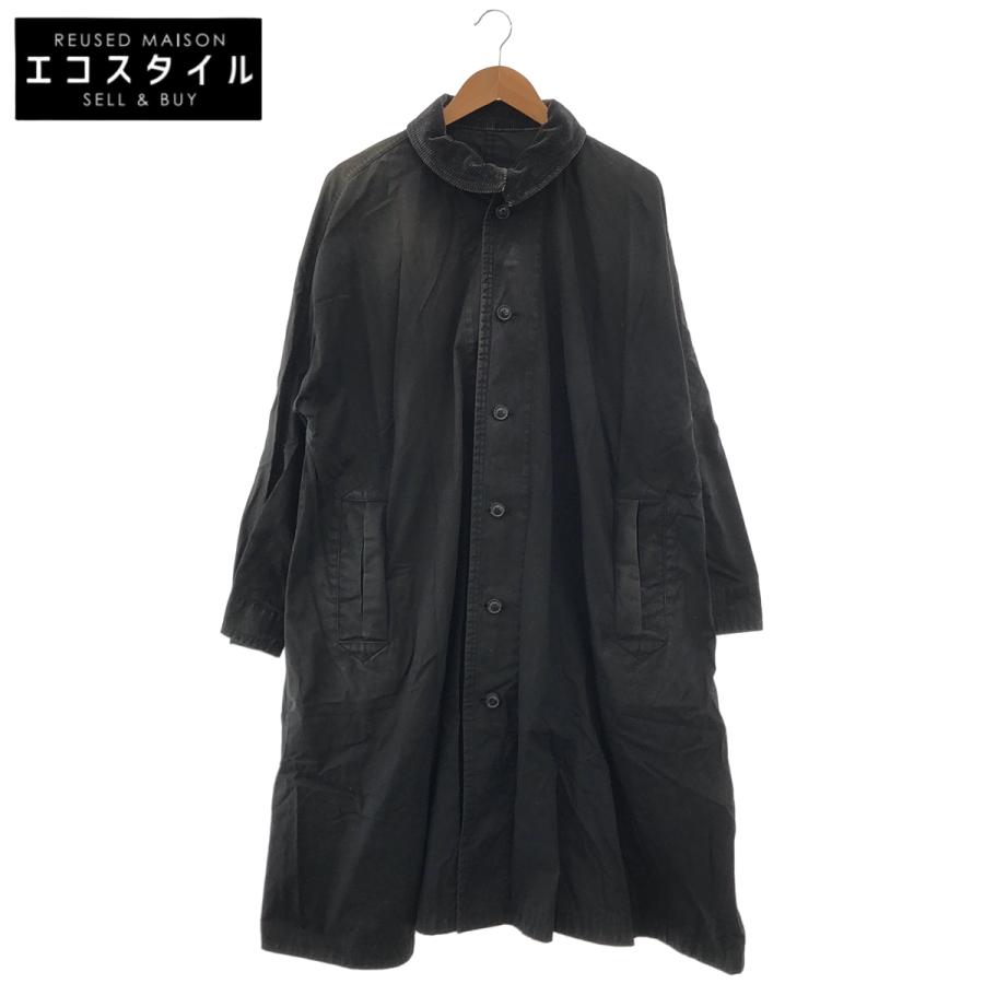 Porter Classic ポータークラシック ブラック コーデュロイカラー スウィングコート 2 PORTER CLASSIC（ポータークラシック） ブラック コーデュロイカラー