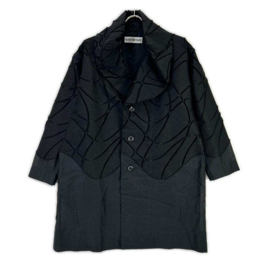 ISSEY MIYAKE（イッセイミヤケ） 17AW IM74FD503 ブラック ウール 切替