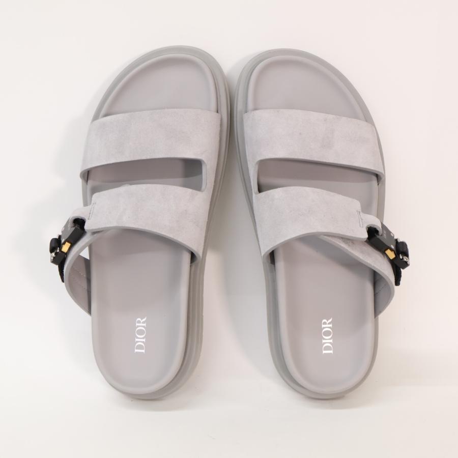 美品 DIOR ディオール 3SA121ZSI Dior Aqua ディオールアクア バックル
