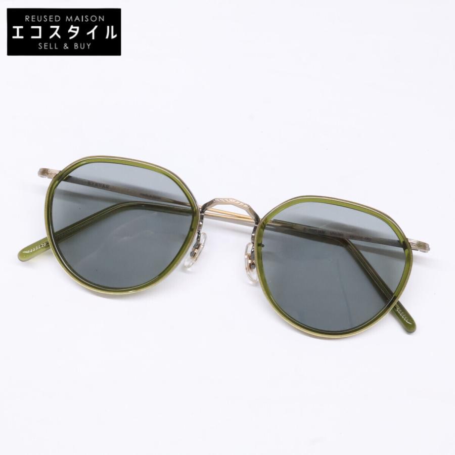 EYEVAN アイヴァン 【美品】E-0515 クラウンパントシェイプ コンビネーションフレーム 49□22-145 EYEVAN（アイヴァン） 美品/ E-0515 クラウンパントシェイプ
