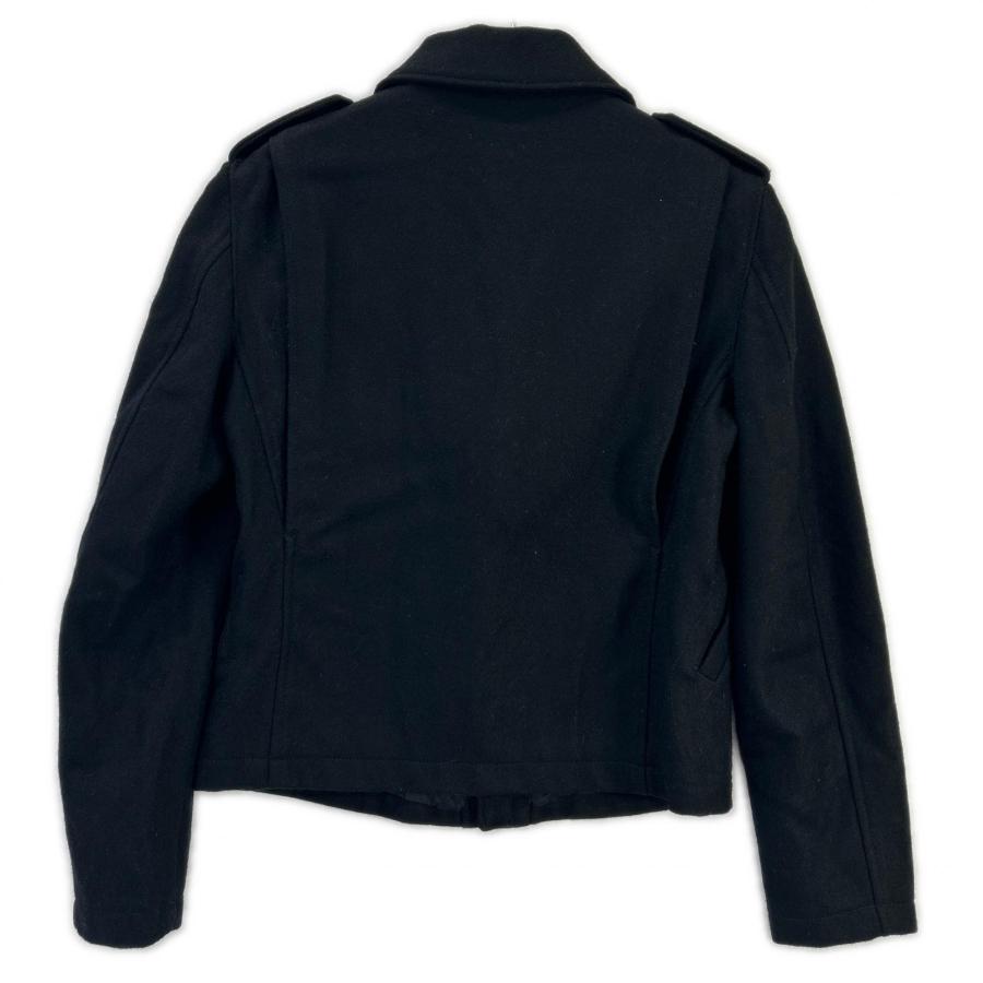 COMMEdesGARCONS SHIRT コムデギャルソンシャツ 11AW W19138 ブラック ウール ダブルライダースジャケット XS COMME des GARCONS SHIRT COMMEdesGARCONS コムデギャルソンシャツ