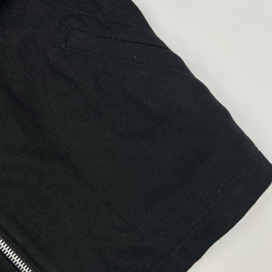 COMMEdesGARCONS SHIRT コムデギャルソンシャツ 11AW W19138 ブラック ウール ダブルライダースジャケット XS COMME des GARCONS SHIRT COMMEdesGARCONS コムデギャルソンシャツ